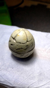 Batu alam telur koclak warna putih