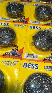 Sabut Cuci Piring Stainless Bess Anti Karat Besi