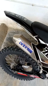 KNALPOT OVER JAPAN Stainlies TOP 1 Untuk CRF150L WR155 KLX150S DTRACKER BF Dll
