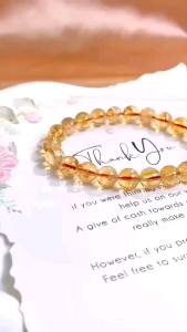 【现货】 8mm 黄水晶手串｜招财聚福 × 财富能量 × 自信魅力｜8mm Citrine Bracelet｜Wealth • Fortune • Confidence