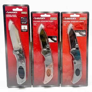 Husky Stainless Steel Fine Edge or Serrated Edge