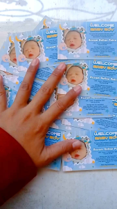 Proses 1 Hari Jadi & Free Design Isi 100 Pcs Custom Tasyakuran Aqiqah Kelahiran Bayi Nasi Kotak