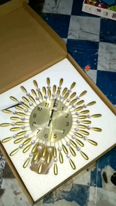 JAM DINDING DIAMOND LUXURY 38 CM MEWAH JAM DINDING MODERN