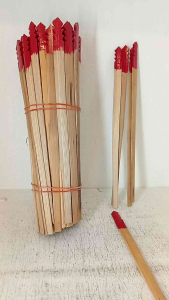 ไม้ไผ่เซียมซี ไม้เสี่ยงทายสำหรับใส่กระบอกไม้ไผ่ ขนาดสูง20ซม.ราคาชิ้นละ