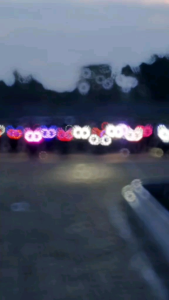 2PCS SEPASANG 30cm LAMPU ALIS MOTOR NON BINTIK 12VOLT