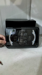 Lampu daymaker kotak LED 5 Inc daymaker 5 Inch daymaker mobil dan motor PNP Ninja Vixion CBR RX King RXZ dll