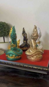 พญานาค 1 เศียร แร่เหล็กน้ำพี้ ขนาด ฐาน 2.5 นิ้ว สูง 6 นิ้ว