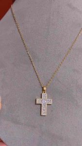 Kalung Liontin Salib Permataa Modiss Titan