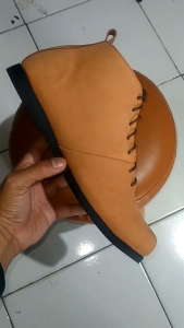 SULTAN STORE: Sepatu Semi Boots Pria Kulit Sapi Signore Classic Tan