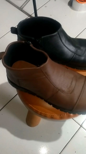 SULTAN STORE: Sepatu Kerja Pria Chelsea Boots & Pantofel Formal Trendy Kulit Caryblues Series Terbaru