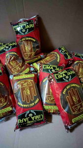 Kopi Lampung Original asli cap Lima Jari 200 gr | Kopi bubuk robusta Lampung asli original 5 jari