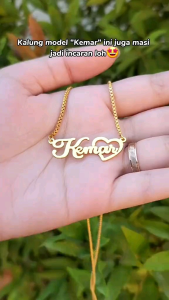 Kalung Nama Titanium Anti Karat Anak Dewasa: Aksesoris Wanita Fashion
