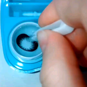 Softlens Eos Baby Black SBK Dia.15 mm Normal & Minus (-0.50 s/d -15.00) Bisa Beda Minus Soflens Hitam