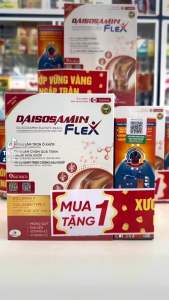 Viên uống khớp giảm đau trơn khớp. giảm thoái hóa khớp Daisoamin Flex Hộp 1 chai 30 viên