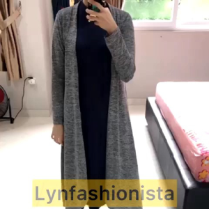 Kardigan Wanita Rajut Tebal & Outer Panjang Gamis Muslim