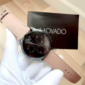 ĐỒNG HỒ NAM CHÍNH HÃNG MOVADO BOLD 3600719 Quartz Black Dial Sapphire Brown Leather For Men