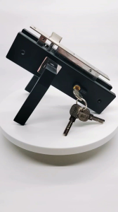 Handle Pintu Kamar Kotak 57 Hitam Dop Ongkel Minimalis Gagang Stainless Stell Anti Karat
