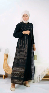PRODUK TERBARU GAMIS LEBARAN MEWAH GAMIS CRINGKLE AIRFLOW MOTIF ETNIK BAJU WANITA MUSLIMAH DEWASA JUMBO TERLARIS