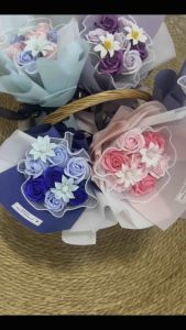 13 Stalks Rose Soap Flower Bouquet Graduation Birthday Farewell Teachers Day Door Gift Farewell Premium Quality Bouquet Gift Card Included