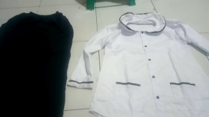 Baju Anak Atasan Wanita Hitam Putih Beautiful
