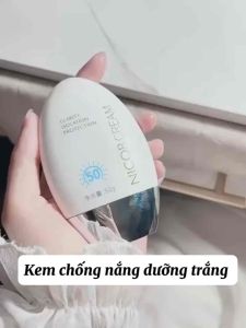 Kem Chống Nắng Dưỡng Trắng Da Nicor Cream SPF 50+ PA+++ bảo vệ da dưới tác động của tia cực tím cấp ẩm cho dahổ trợ dưỡng trắng da