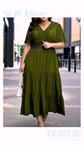 Women Elegant Loose Dresses Fashion Vintage Floral Print Short Sleeve Dress Mother Casual Patchwork A-line Dress