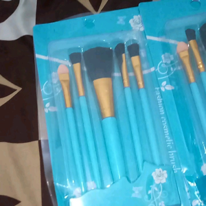 Kuas make up K129 set 5 in 1 mini travel /paket kuas make up brush eye mini termurah Random