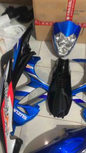 Cover Full Body Halus Satria Fu Thailand CBU 2007/2008 Plus Stiker