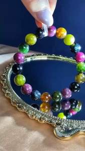 【现货】10mm 碧玺手链|招财开运 × 护身稳定 × 气场提升 ✨ 10mm Tourmaline Bracelet|Wealth • Protection • Aura Boost