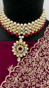 [PRE-ORDER] Vichitra Silk With Heavy Embroidered Saree ( Delivery 10 Days )