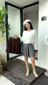 LUNA MINI SKIRT - Rok Knit Rajut Pendek Premium Tebal