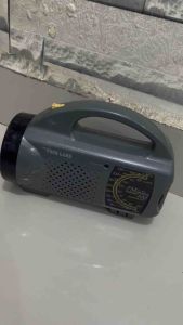 Affordable Four Land AM/FM portable radio and searchlight 😍👌