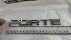 emblem forte kia forte emblem chrome