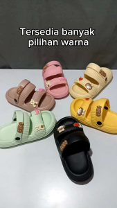 (COD)Sandal Sepatu Karet Anak CANDY Variasi Mainan/ Sandal karet Anak Perempuan Ban 2 Size 24-29