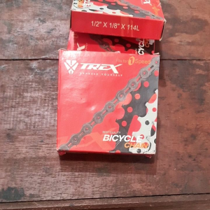 PREMIUM Chain Rantai TREX TAYA DY410 Untuk 1 Speed 114L Rantai Sepeda 114 Links Single Speed Rantai Sepeda BMX Mini Fixie Rantai Sepeda Anak MTB Jengki Chain Sepeda Single Speed
