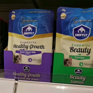 Sniffly Superior Support Cat Wet Food Fish 70g Kitten and Adult