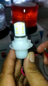 24 volt lampu rem bayonet 18 SMD kedip(truck&bus)
