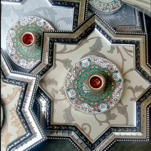 Ornamen Plafon PVC Gipsum ukuran 40cmx40cm