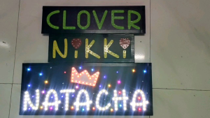 ป้ายไฟตามสั่ง ป้ายไฟเชียร์ ป้ายไฟแฟนคลับ ป้ายไฟ LEDใส่ถ่าน ทักแชทก่อนสั่ง คิดเป็นตัวอักษร รับทำป้ายไฟ งานด่วนก็รับ