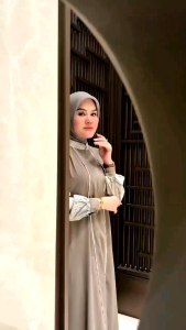Arsyakayla Rani Dress | Gamis Terbaru Marbella Anti UV mix Jaguar Print Premium | Gamis Cantik Kekinian
