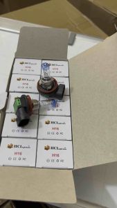 Bóng đèn ô tô H16 đầu xanh. Bóng pha ô tô H16 12v HCL siêu sáng