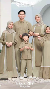 Seply Meyra 374 Margarita Baju Muslim Gamis Dress Premium Casual Terbaru 2026 Bahan Moreen Bisa CoD Promo