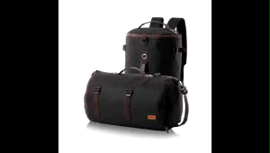 Travel Bag Tas Gym Sport Hitam Premium Terbaru