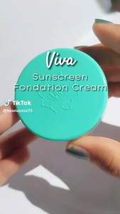 Viva Sunscreen Foundation Cream UV FILTER 22 gr Sunscreen Base Make Up Moisturizing Dyshop22