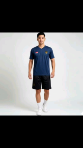 Setelan Official Timnas Indonesia Terbaru Nyaman Berpori Pria Wanita Adem dan berkualitas