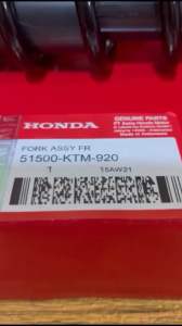 SHOCK SOK SHOCKBREAKER BELAKANG HONDA SUPRA X 125 Fi / SUPRA X 125 / KARISMA / KIRANA / REVO FI / REVO ABSOLUTE KODE PART KTM