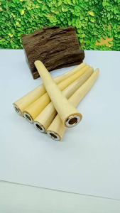 Klokotan Once pipa kayu kemuning gading model S 12cm D19