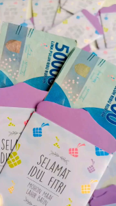 Amplop Lebaran (Uang Lipat 1x) Grosir 74 Pack = 740 Pcs