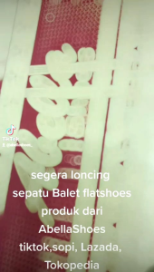 Sepatu Balet Wanita Flatshoes Bordir Hasil Karya Anak Bangsa