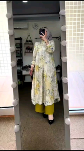 Set Long Tunik Arumy: Satu Set Fashion Kekinian